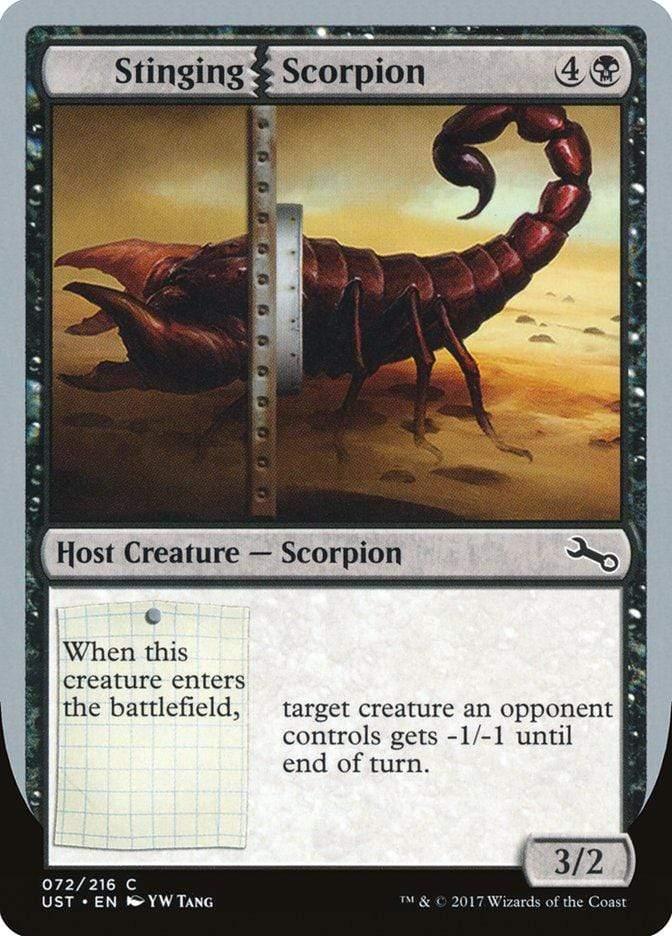Magic: The Gathering MTG Single Stinging Scorpion [Unstable]