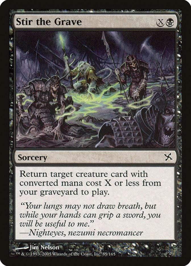 Magic: The Gathering MTG Single Stir the Grave [Betrayers of Kamigawa]