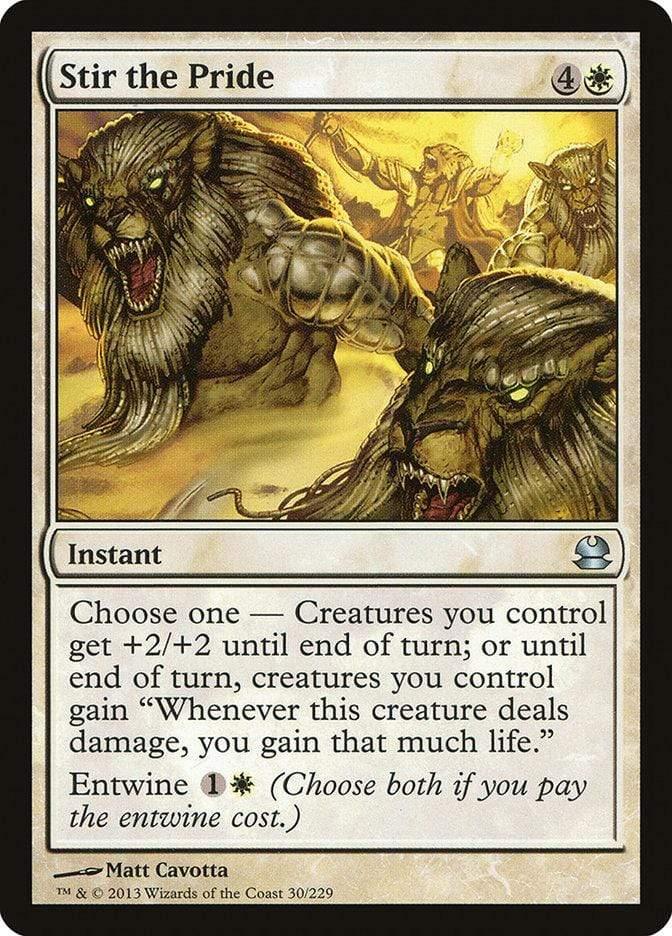 Magic: The Gathering MTG Single Stir the Pride [Modern Masters]