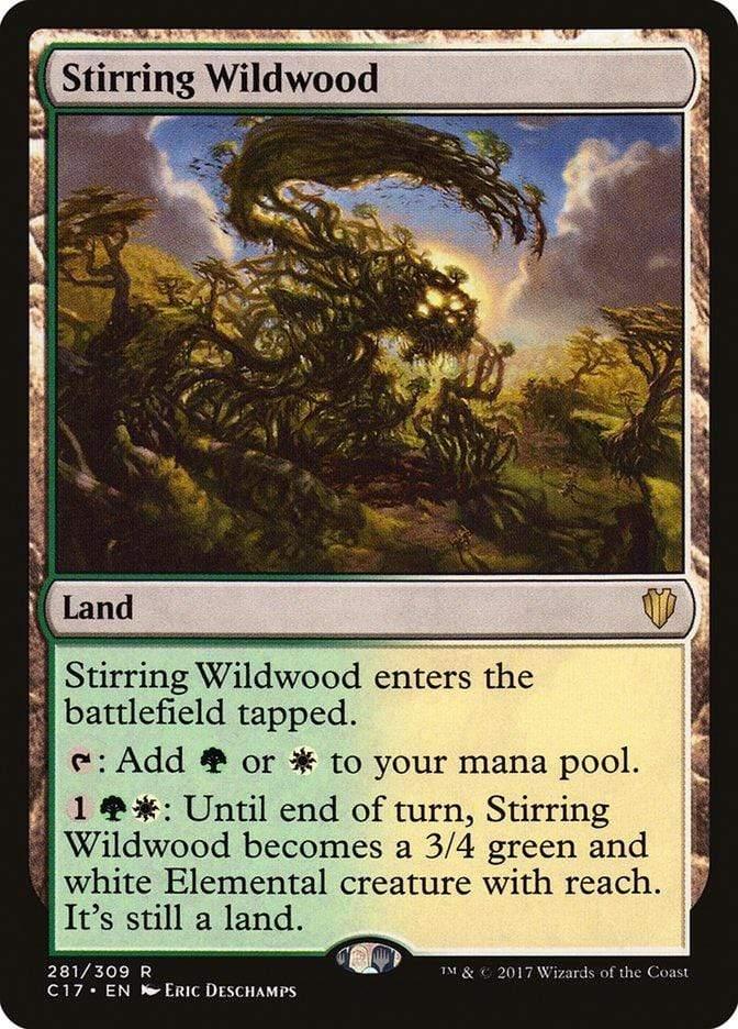 Magic: The Gathering MTG Single Stirring Wildwood [Commander 2017]
