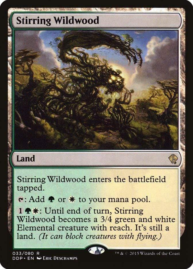 Magic: The Gathering MTG Single Stirring Wildwood [Duel Decks: Zendikar vs. Eldrazi]