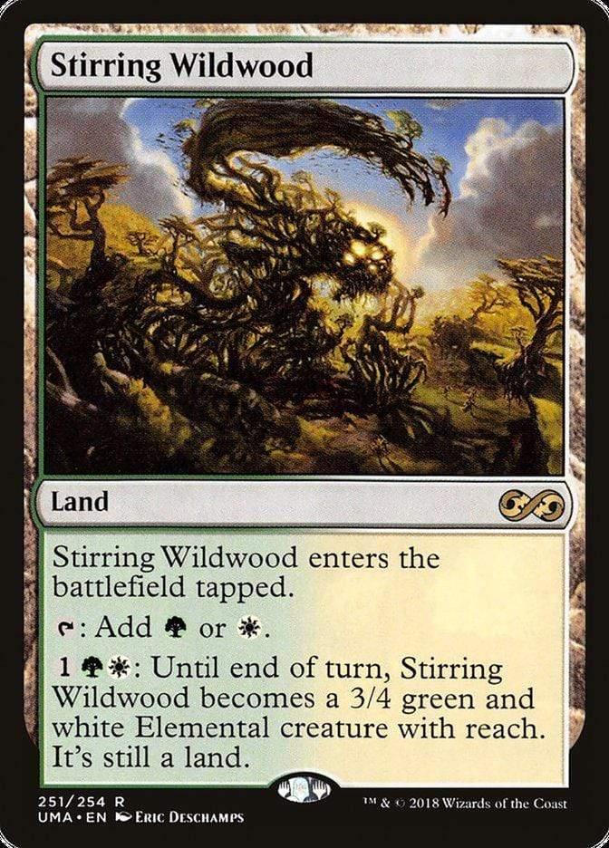 Magic: The Gathering MTG Single Stirring Wildwood [Ultimate Masters]