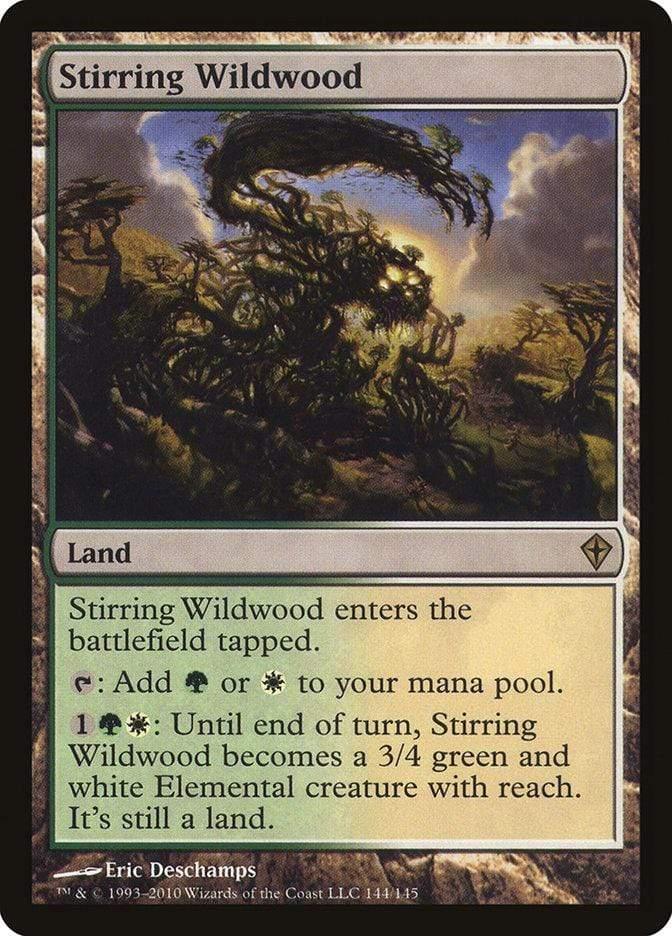 Magic: The Gathering MTG Single Stirring Wildwood [Worldwake]