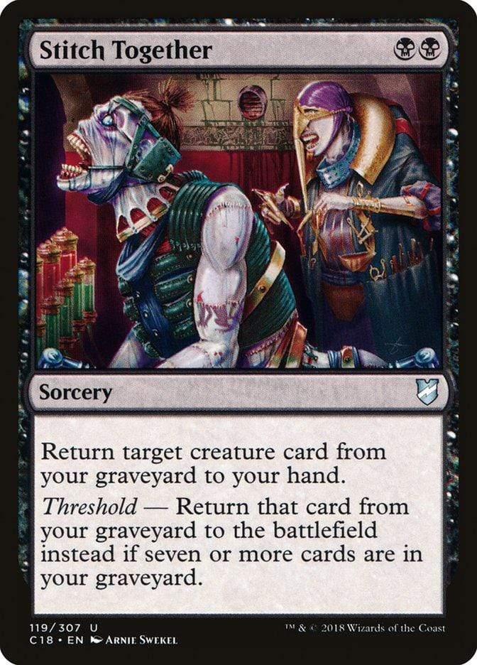 Magic: The Gathering MTG Single Stitch Together [Commander 2018]