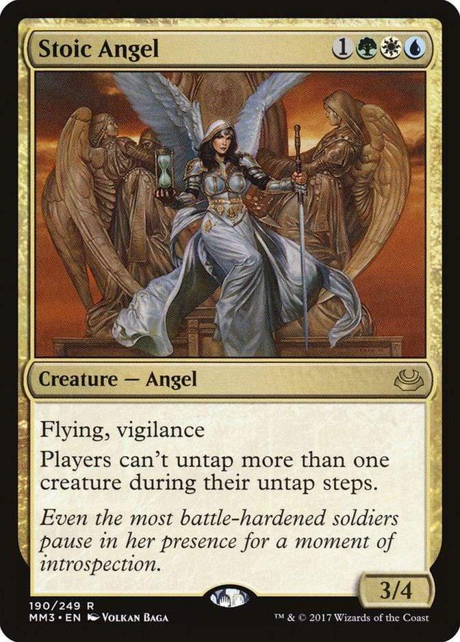 Magic: The Gathering MTG Single Stoic Angel [Modern Masters 2017]
