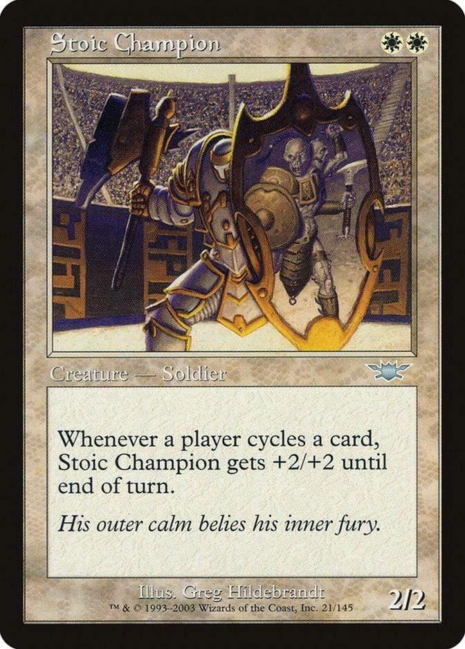 Magic: The Gathering MTG Single Stoic Champion [Legions]