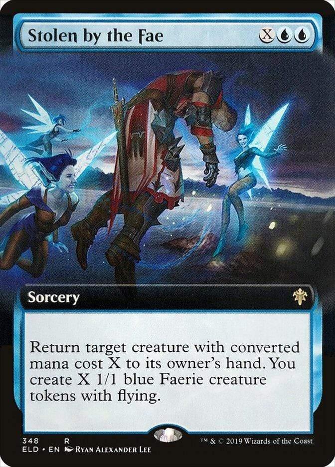 Magic: The Gathering MTG Single Stolen by the Fae (Extended) [Throne of Eldraine]