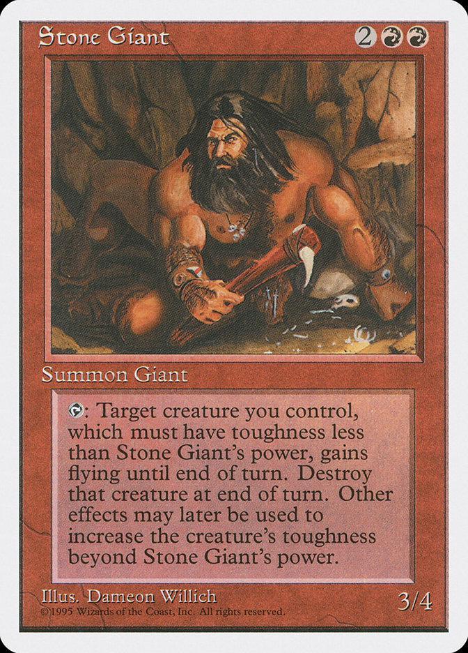 Magic: The Gathering MTG Single Stone Giant [Fourth Edition]