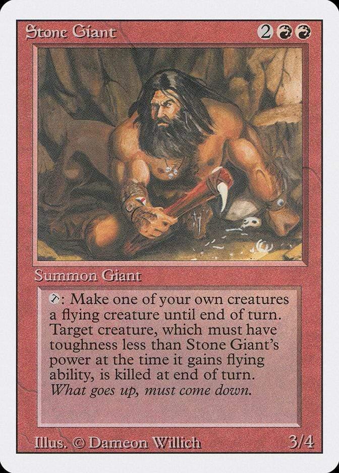 Magic: The Gathering MTG Single Stone Giant [Revised Edition]