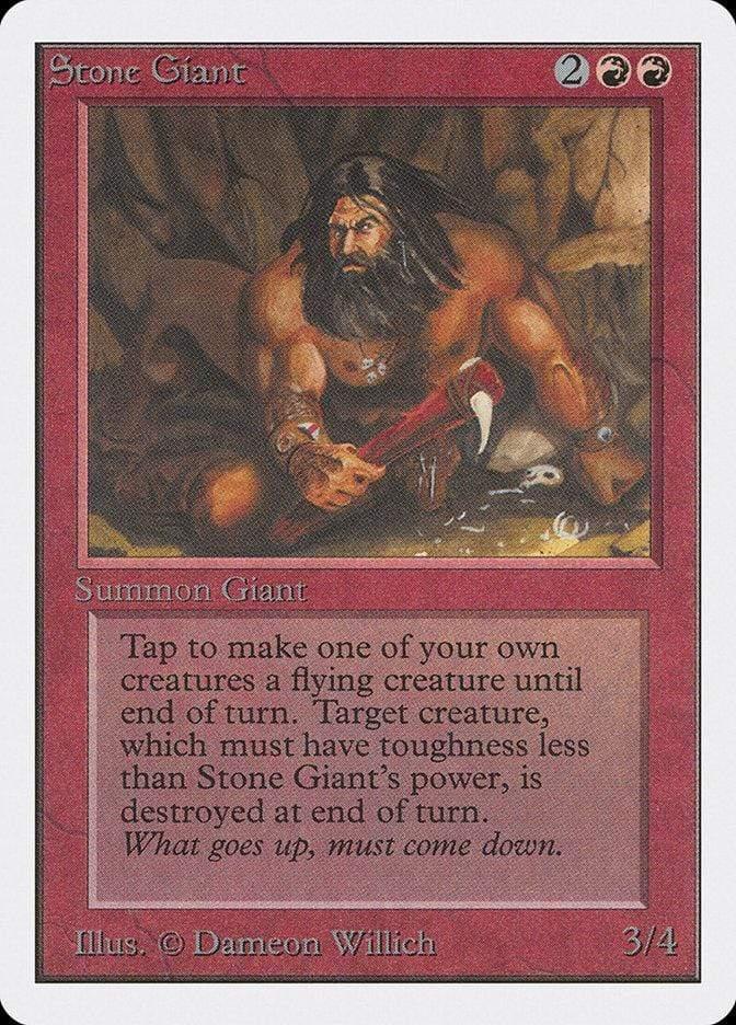 Magic: The Gathering MTG Single Stone Giant [Unlimited Edition]