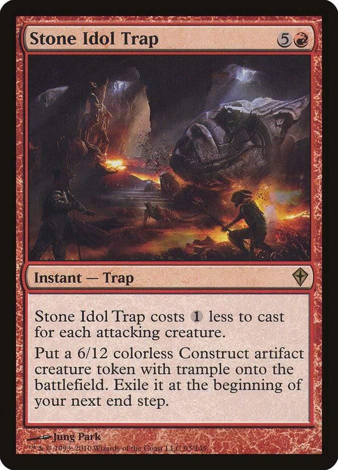 Magic: The Gathering MTG Single Stone Idol Trap [Worldwake]