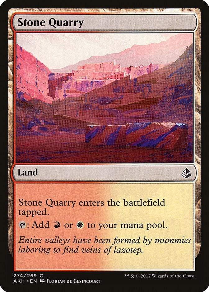 Magic: The Gathering MTG Single Stone Quarry [Amonkhet]