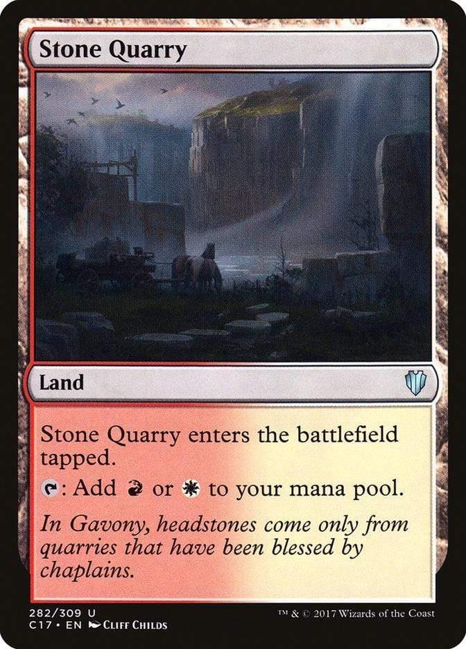 Magic: The Gathering MTG Single Stone Quarry [Commander 2017]