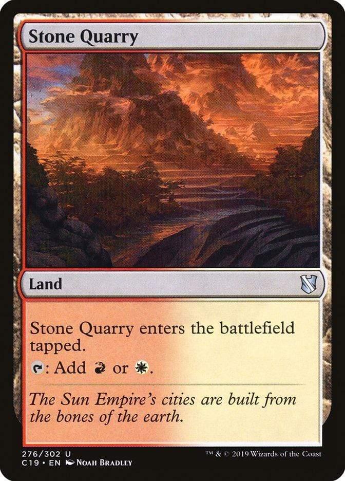 Magic: The Gathering MTG Single Stone Quarry [Commander 2019]