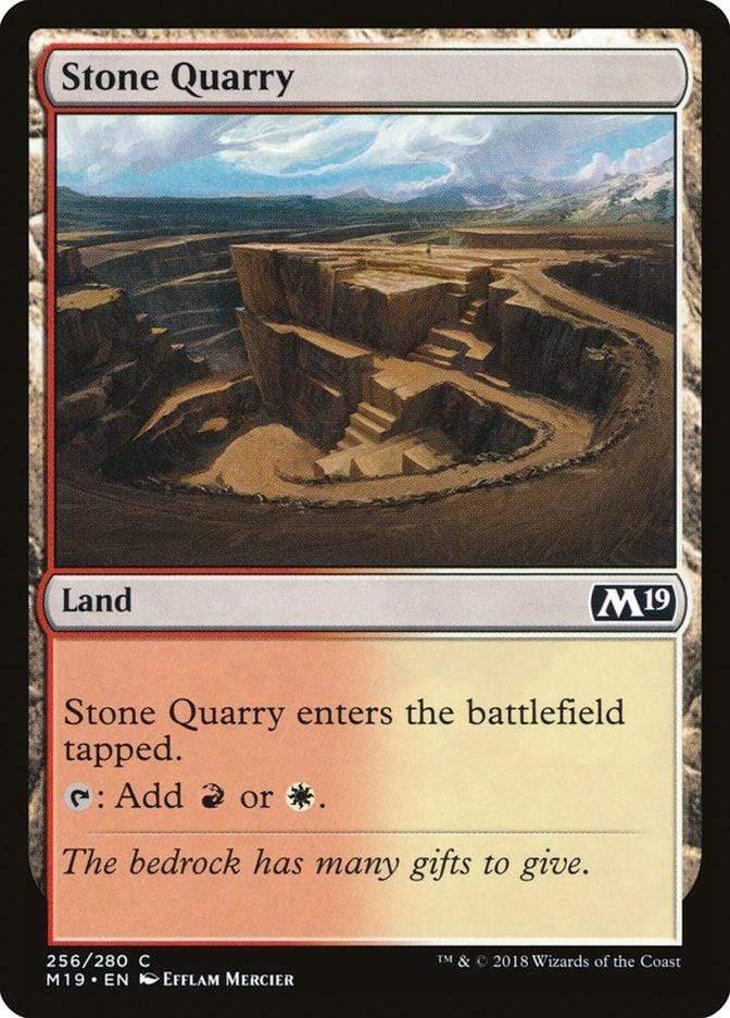 Magic: The Gathering MTG Single Stone Quarry [Core Set 2019]