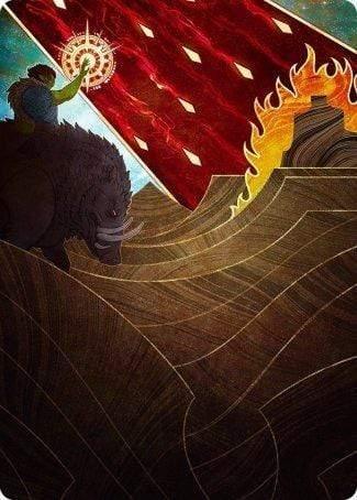 Magic: The Gathering MTG Single Stone Rain Art Card [Strixhaven: School of Mages Art Series]