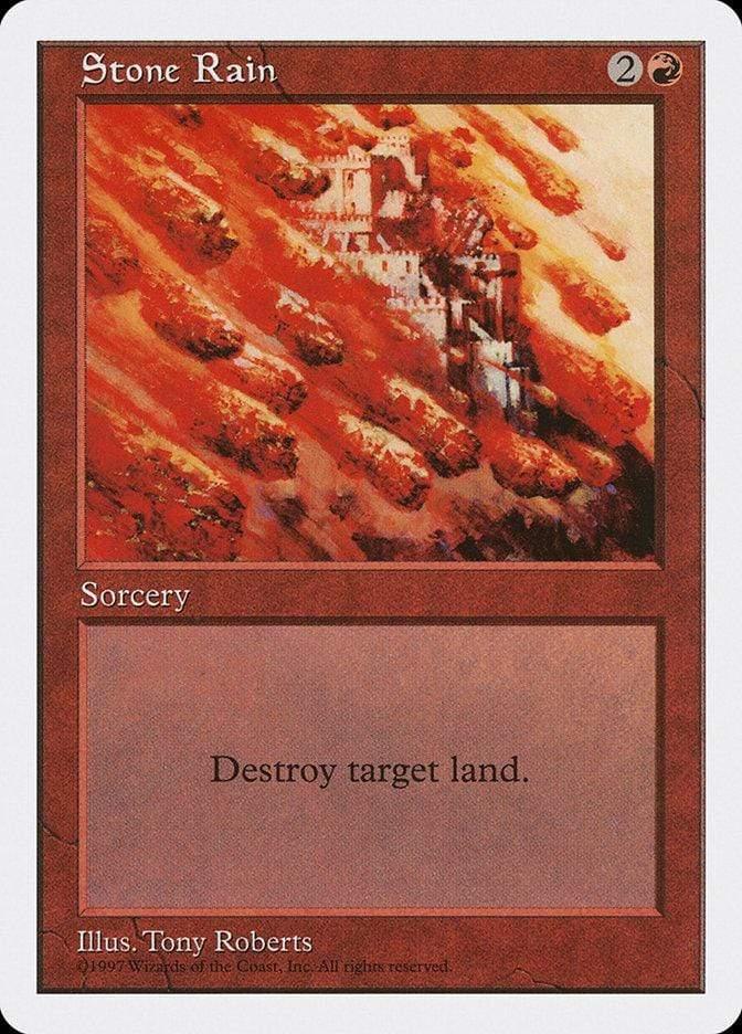 Magic: The Gathering MTG Single Stone Rain [Fifth Edition]