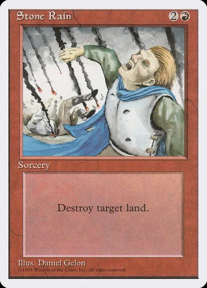 Magic: The Gathering MTG Single Stone Rain [Fourth Edition]