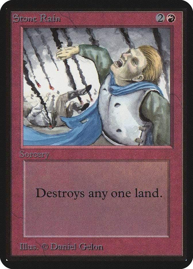 Magic: The Gathering MTG Single Stone Rain [Limited Edition Alpha]