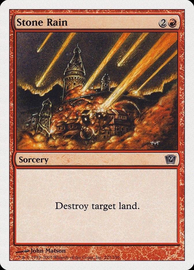 Magic: The Gathering MTG Single Stone Rain [Ninth Edition]