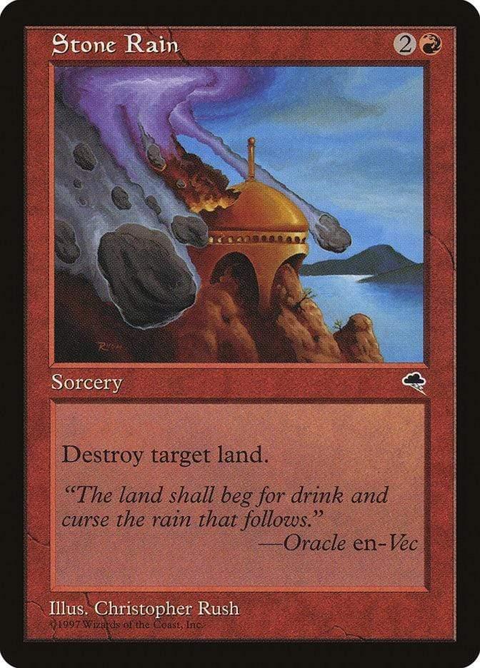 Magic: The Gathering MTG Single Stone Rain [Tempest]