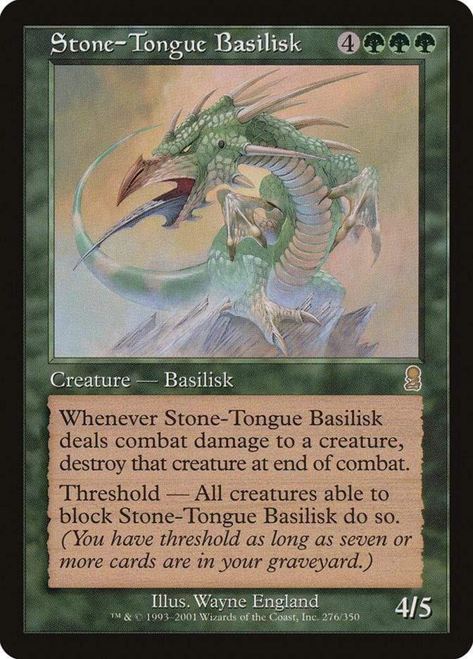 Magic: The Gathering MTG Single Stone-Tongue Basilisk [Odyssey]