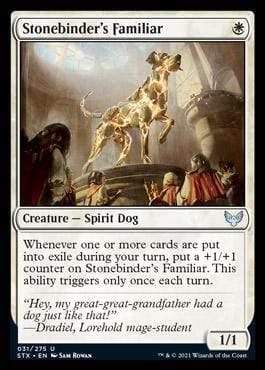 Magic: The Gathering MTG Single Stonebinder's Familiar [Strixhaven: School of Mages]