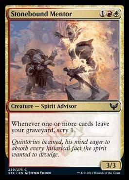 Magic: The Gathering MTG Single Stonebound Mentor [Strixhaven: School of Mages]