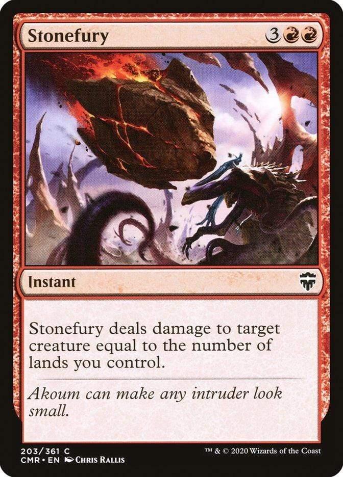 Magic: The Gathering MTG Single Stonefury [Commander Legends]