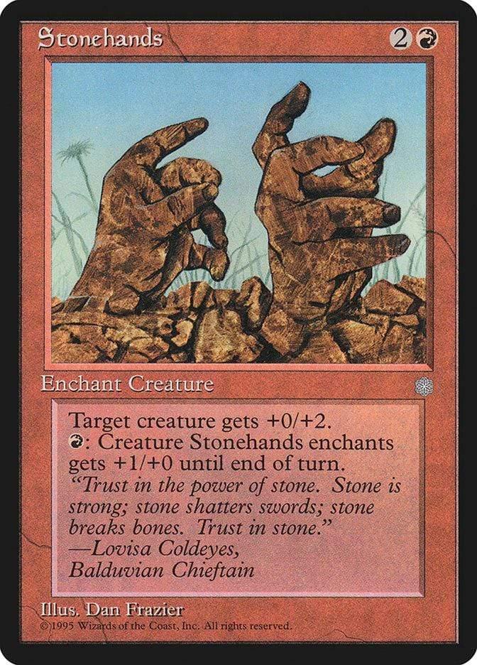 Magic: The Gathering MTG Single Stonehands [Ice Age]