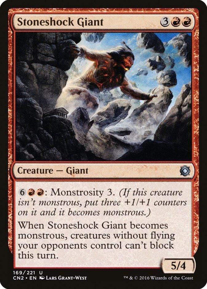 Magic: The Gathering MTG Single Stoneshock Giant [Conspiracy: Take the Crown]