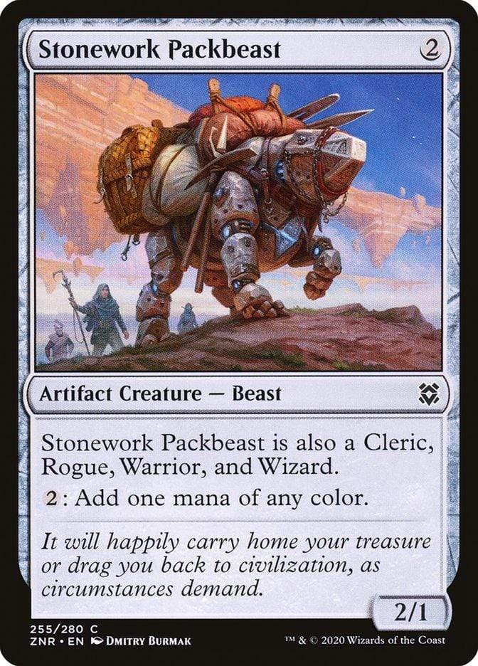 Magic: The Gathering MTG Single Stonework Packbeast [Zendikar Rising]
