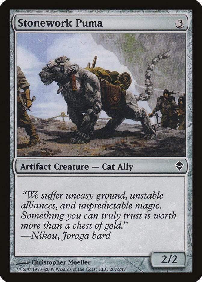 Magic: The Gathering MTG Single Stonework Puma [Zendikar]