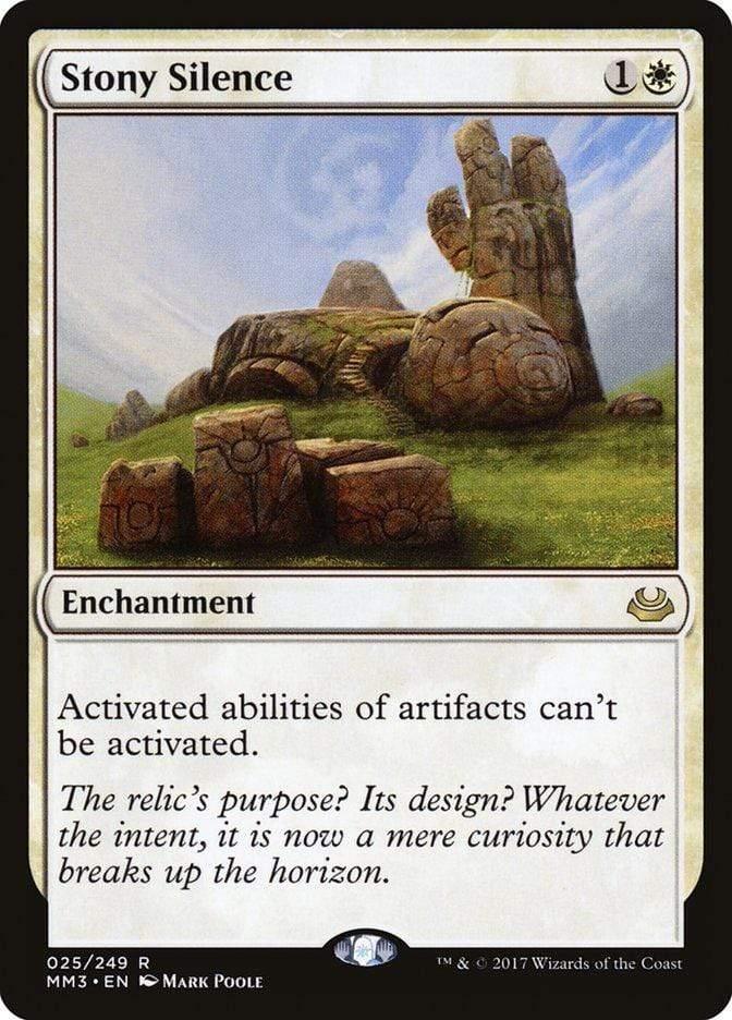 Magic: The Gathering MTG Single Stony Silence [Modern Masters 2017]