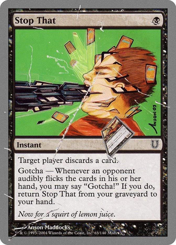 Magic: The Gathering MTG Single Stop That [Unhinged]