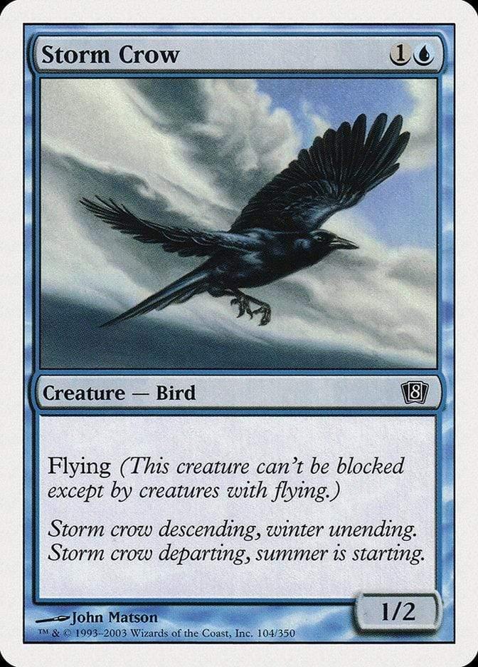 Magic: The Gathering MTG Single Storm Crow [Eighth Edition]