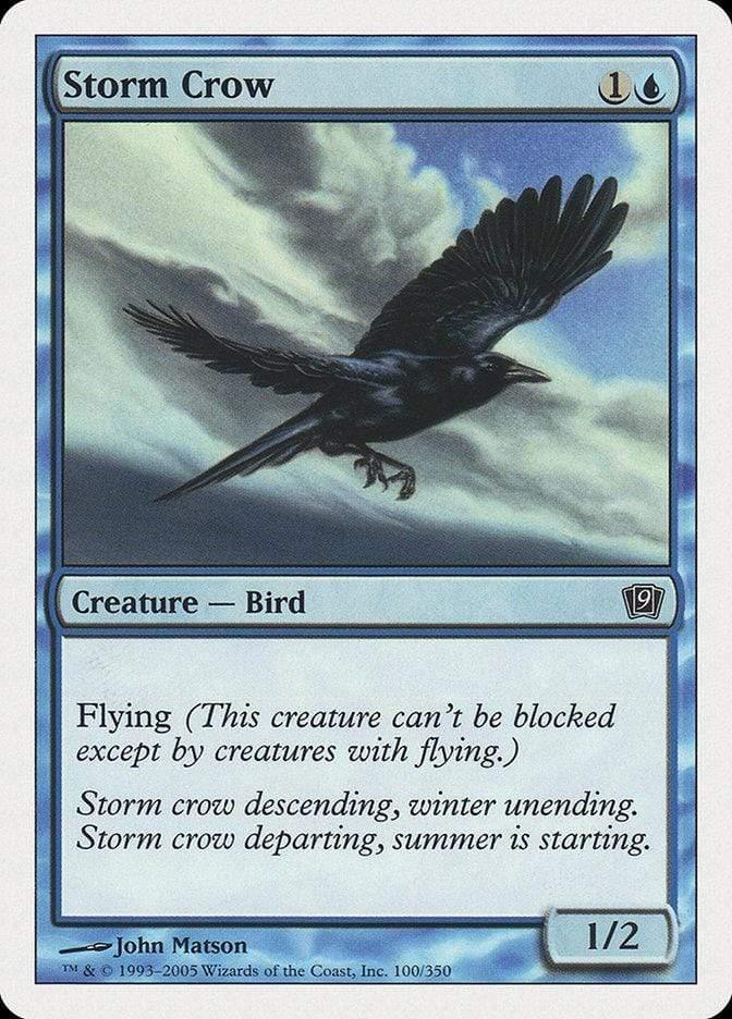 Magic: The Gathering MTG Single Storm Crow [Ninth Edition]