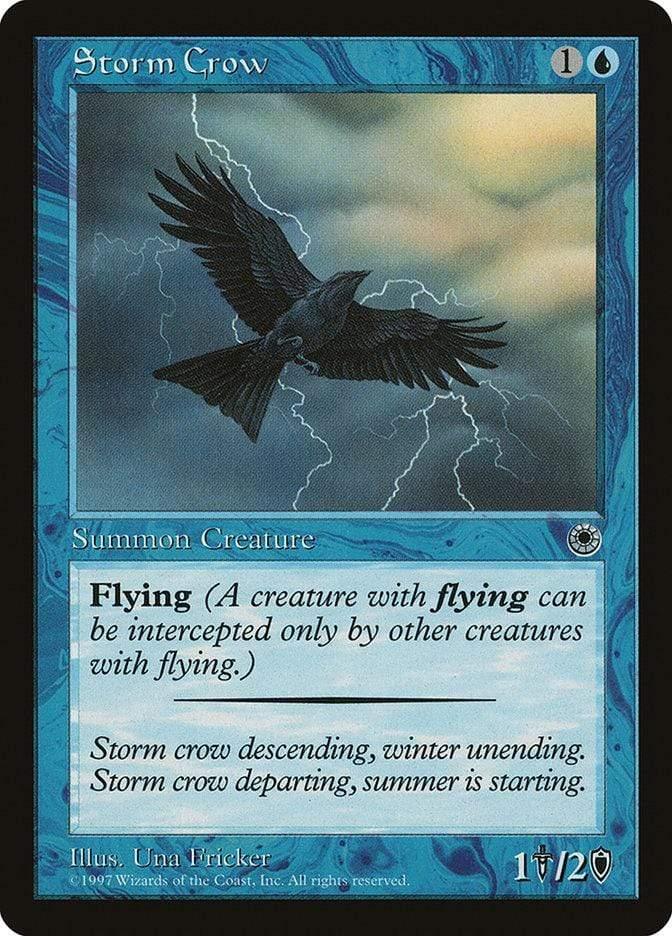 Magic: The Gathering MTG Single Storm Crow [Portal]