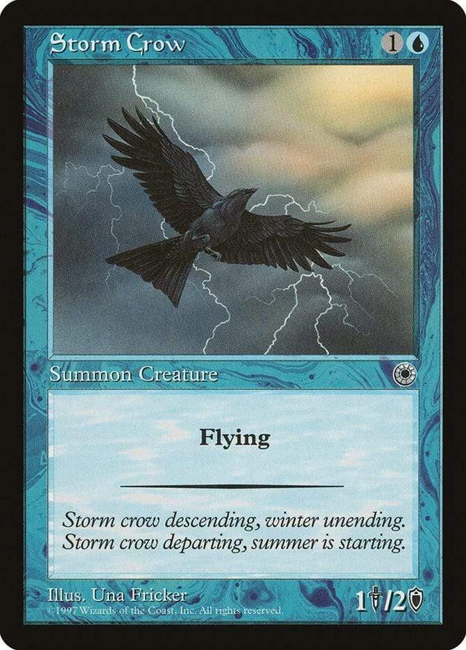 Magic: The Gathering MTG Single Storm Crow [Portal]