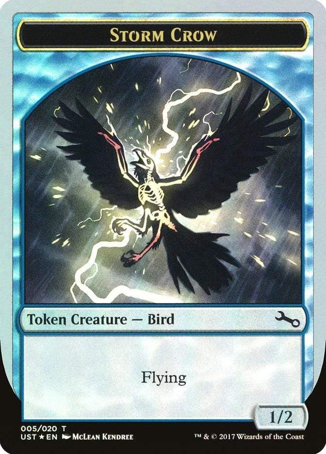 Magic: The Gathering MTG Single Storm Crow [Unstable Tokens]
