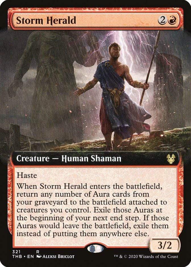 Magic: The Gathering MTG Single Storm Herald (Extended) [Theros Beyond Death]