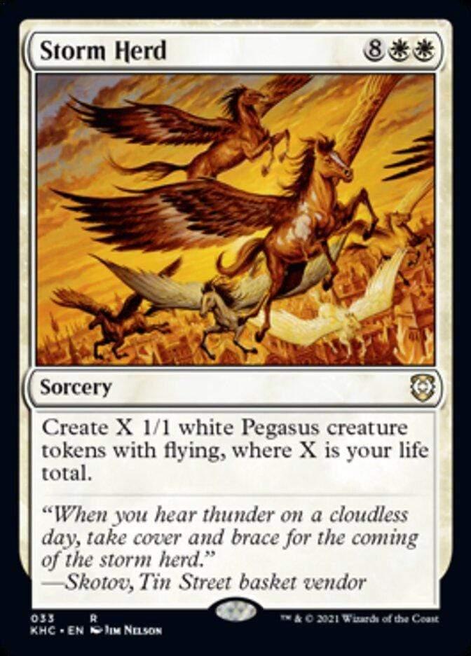 Magic: The Gathering MTG Single Storm Herd [Kaldheim Commander]