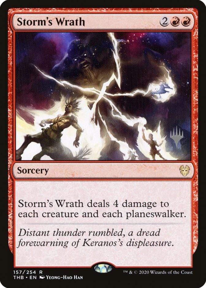 Magic: The Gathering MTG Single Storm's Wrath  (Promo Pack) [Theros Beyond Death Promos]