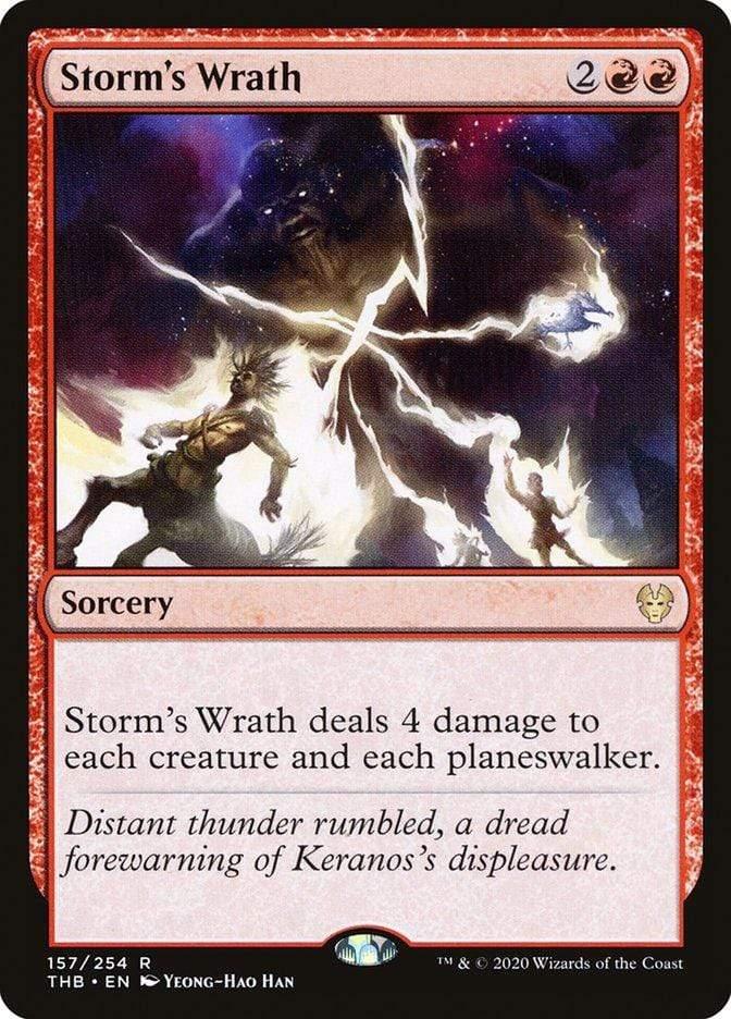 Magic: The Gathering MTG Single Storm's Wrath [Theros Beyond Death]