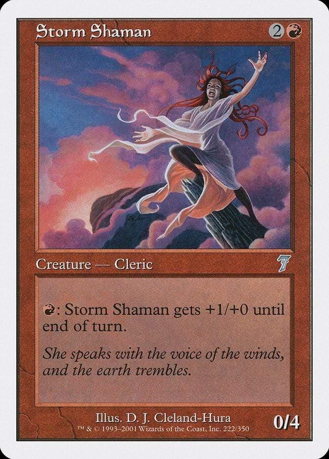 Magic: The Gathering MTG Single Storm Shaman [Seventh Edition]