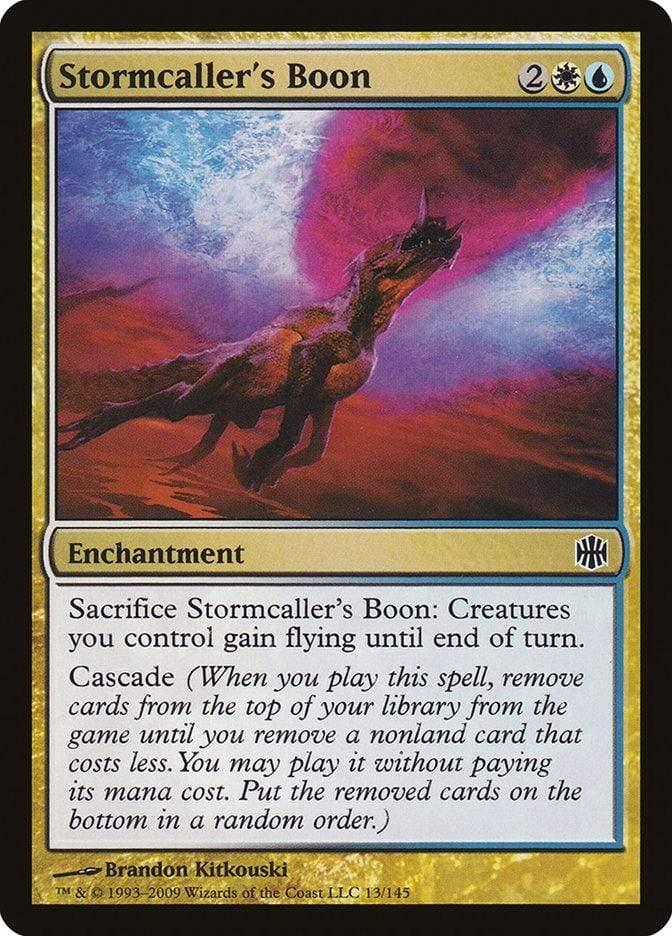 Magic: The Gathering MTG Single Stormcaller's Boon [Alara Reborn]