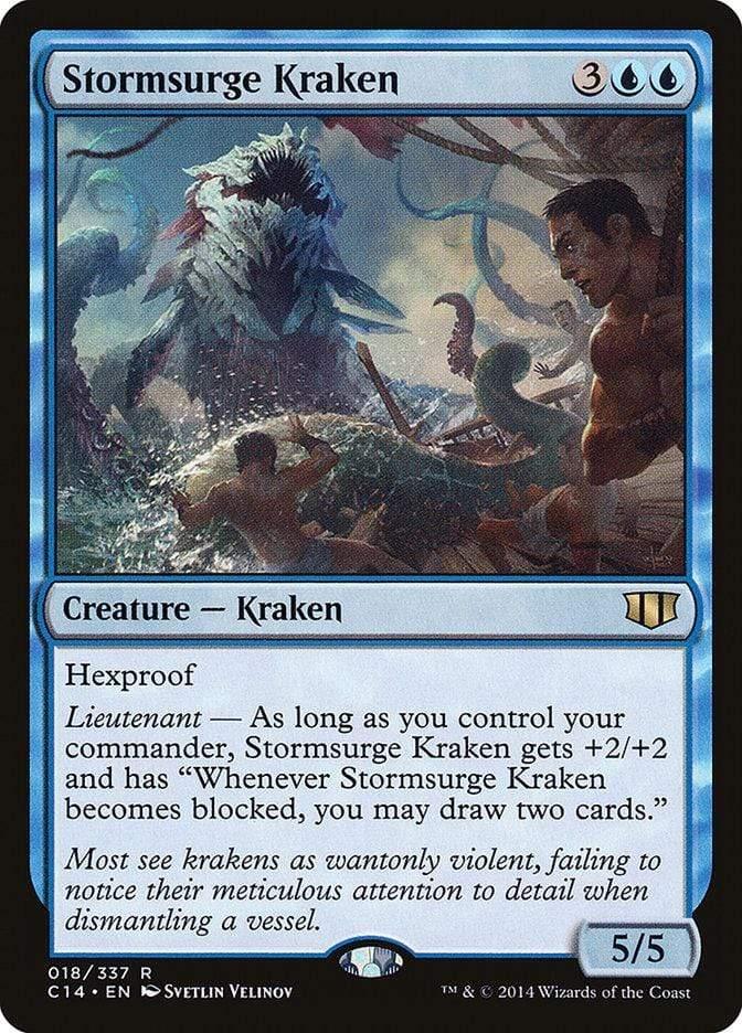 Magic: The Gathering MTG Single Stormsurge Kraken [Commander 2014]
