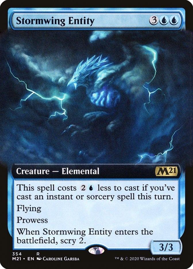 Magic: The Gathering MTG Single Stormwing Entity (Extended) [Core Set 2021]
