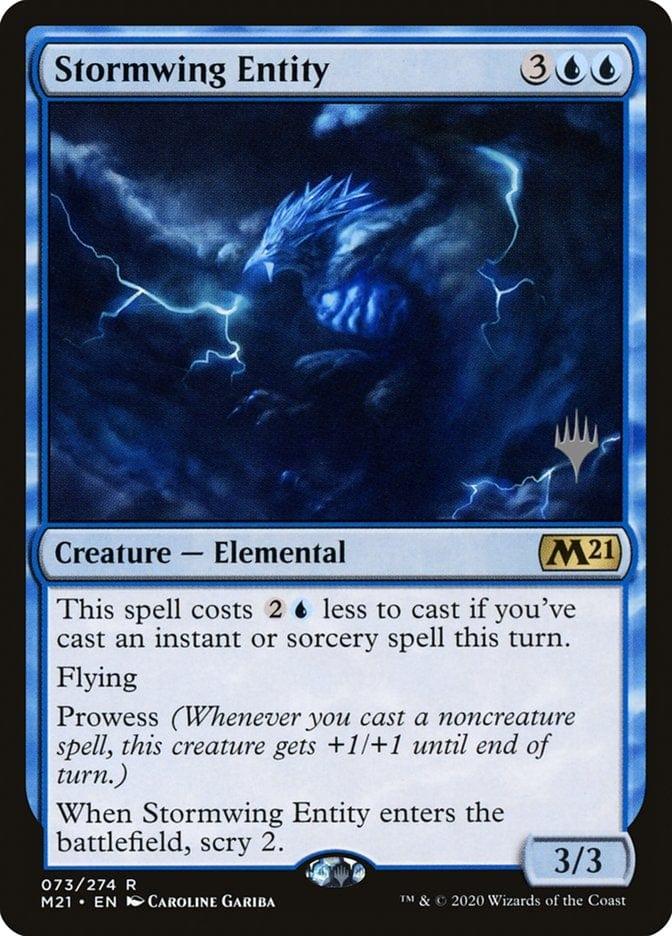 Magic: The Gathering MTG Single Stormwing Entity (Promo Pack) [Core Set 2021 Promos]