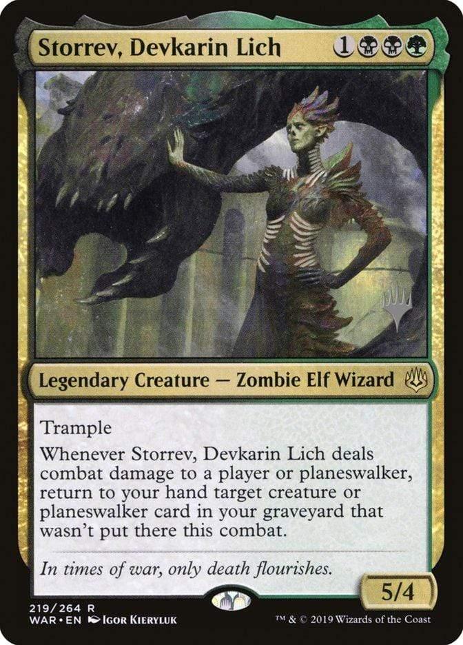 Magic: The Gathering MTG Single Storrev, Devkarin Lich (Promo Pack) [War of the Spark Promos]